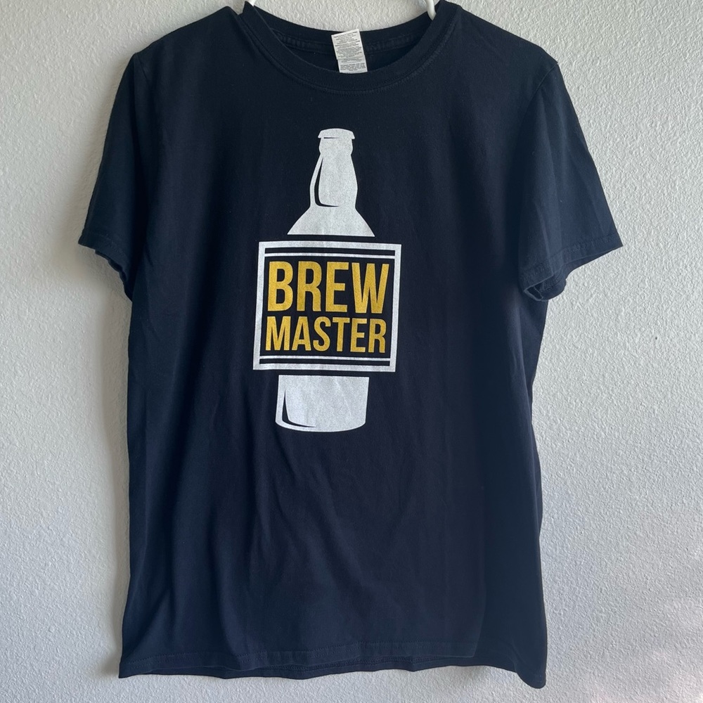 Brew Master black short sleeve tee